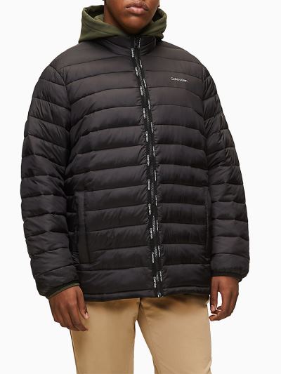 Calvin Klein Ruhák HU377576 | Calvin Klein Nylon Férfi Pufi Dzseki Fekete